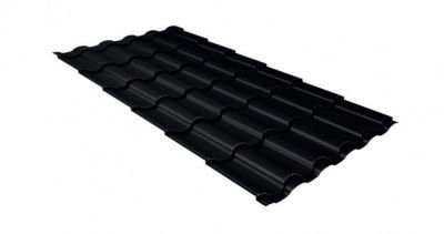 Металлочерепица Grand Line Kredo PurPro RAL 9005 Черный